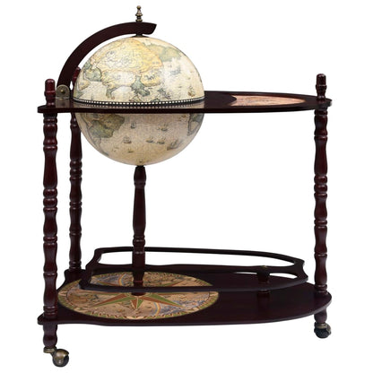 Globe Barski stol Eucalyptus Wood Green Samostojeći