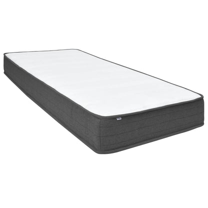 Boxspringbett Dunkelgrau Stoff 200x200 cm