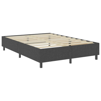 Boxspringbett Dunkelgrau Stoff 160x200 cm