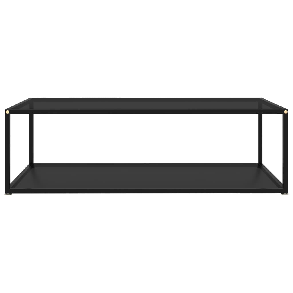 Couchtisch Schwarz 120x60x35 cm Hartglas