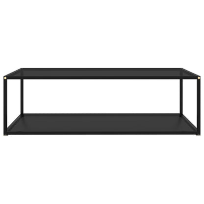 Couchtisch Schwarz 120x60x35 cm Hartglas