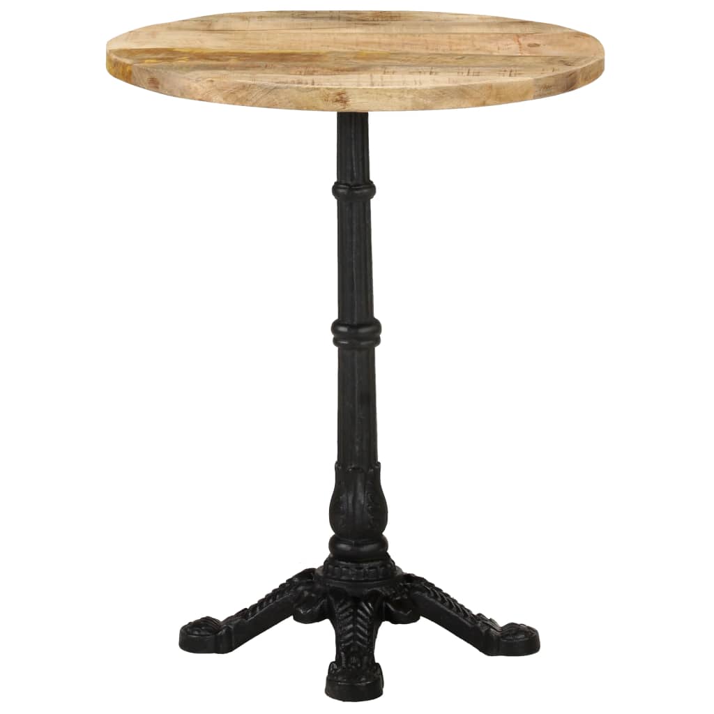 Bistrotisch Ø60x76 cm Raues Mangoholz