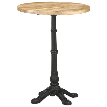 Bistrotisch Ø60x76 cm Raues Mangoholz