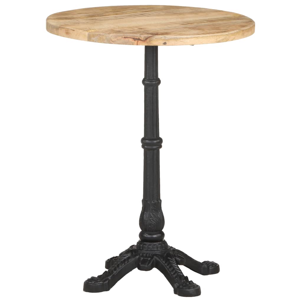 Bistrotisch Ø60x76 cm Raues Mangoholz