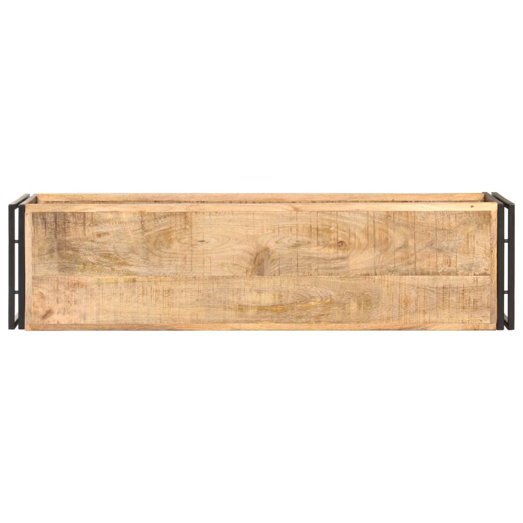 TV-Schrank 120x30x40 cm Raues Mangoholz