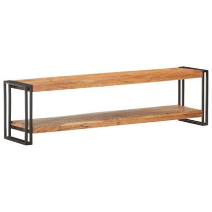 TV-Schrank 150x30x40 cm Massivholz Akazie