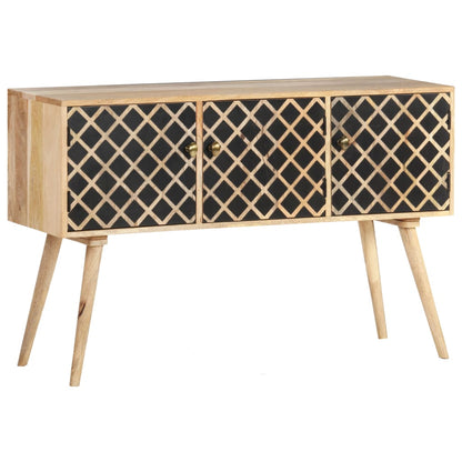 Sideboard 118x35x75 cm Massivholz Mango