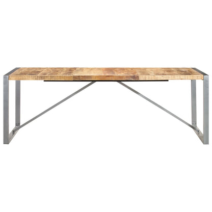 Esstisch 220x100x75 cm Raues Mango-Massivholz