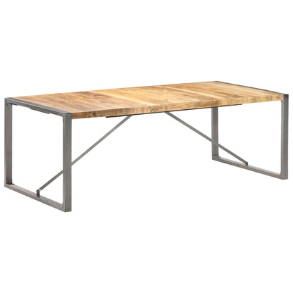 Esstisch 220x100x75 cm Raues Mango-Massivholz