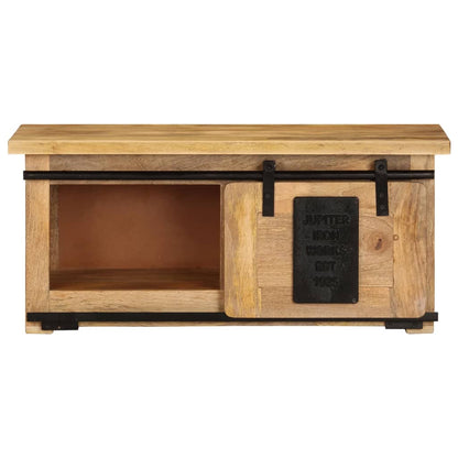 TV-Schrank 90x35x40 cm Massivholz Mango