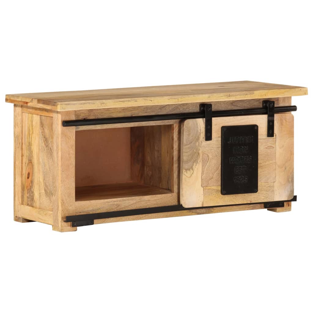 TV-Schrank 90x35x40 cm Massivholz Mango