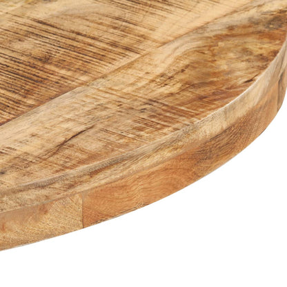 Bistrotisch Rund Ø60x75 cm Raues Mangoholz