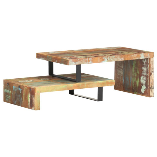 2-piece coffee table set Recycled solid wood