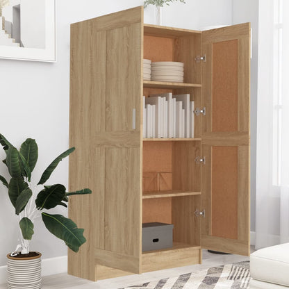 Bücherregal Sonoma-Eiche 82,5x30,5x150 cm Holzwerkstoff