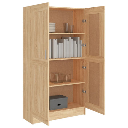 Bücherregal Sonoma-Eiche 82,5x30,5x150 cm Holzwerkstoff