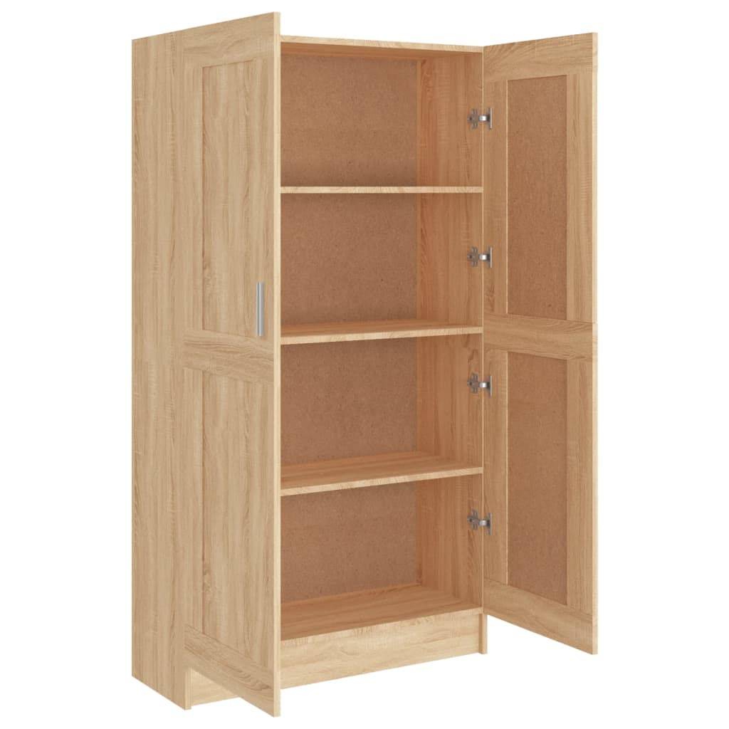 Bücherregal Sonoma-Eiche 82,5x30,5x150 cm Holzwerkstoff