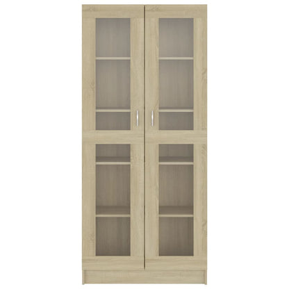 Display cabinet Sonoma oak 82.5x30.5x185.5 cm wood material