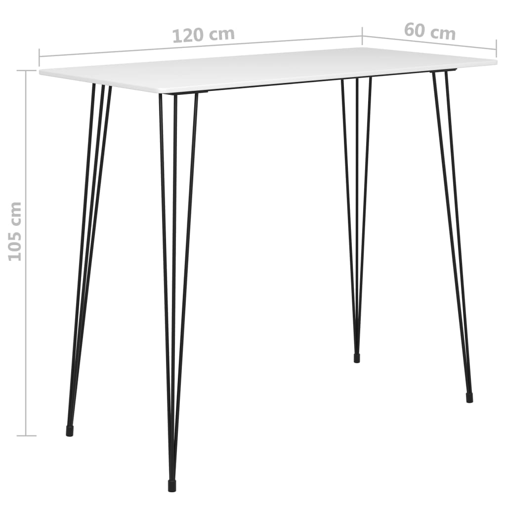 5-tlg. Bar-Set Weiß und Schwarz