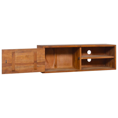 TV-Wandschrank 180x30x30 cm Teak Massivholz