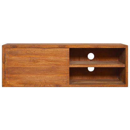 TV-Wandschrank 180x30x30 cm Teak Massivholz