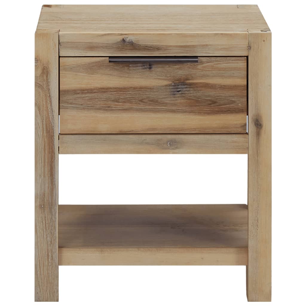 Bedside tables with drawers 2 pcs 40x30x48 cm acacia solid wood