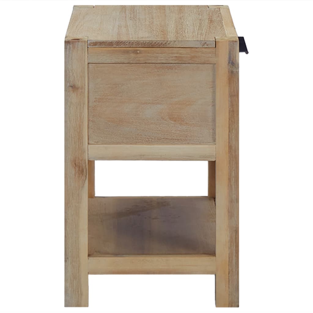 Bedside tables with drawers 2 pcs 40x30x48 cm acacia solid wood