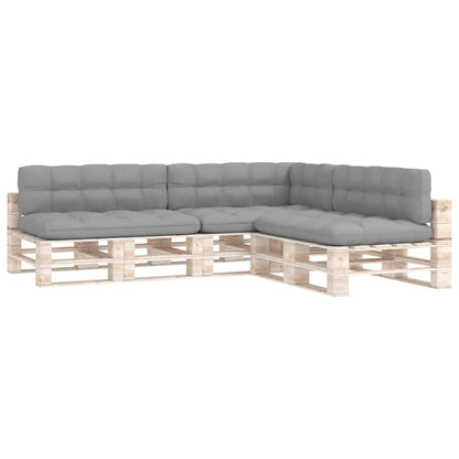 Palettensofa-Auflagen 7 Stk. Grau