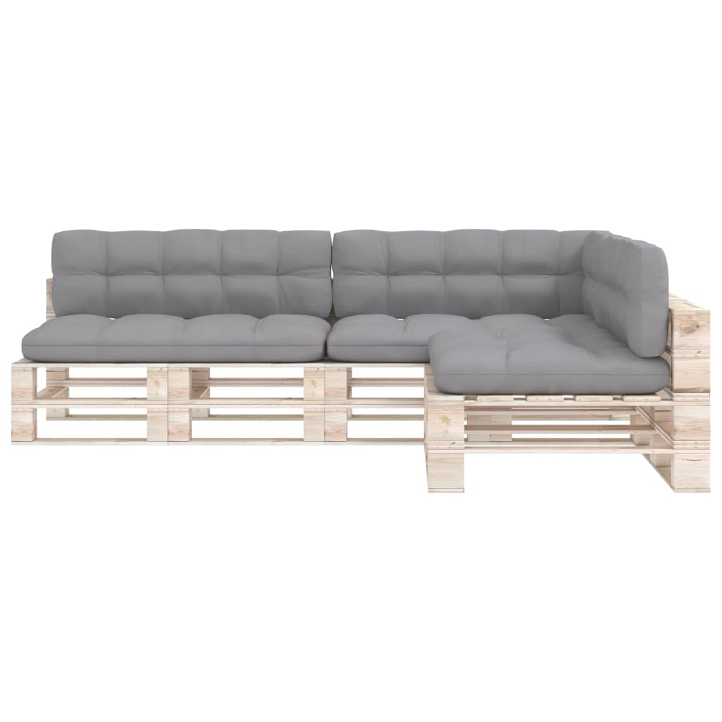 Palettensofa-Auflagen 7 Stk. Grau