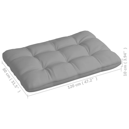 Palettensofa-Auflagen 7 Stk. Grau