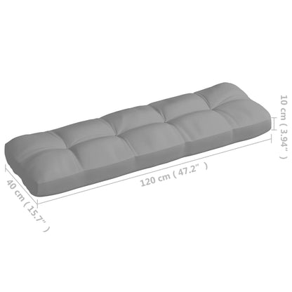 Palettensofa-Auflagen 7 Stk. Grau