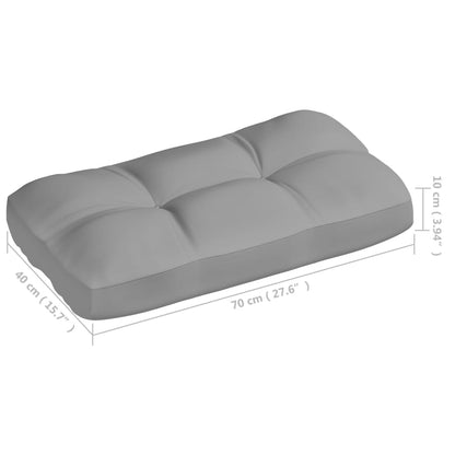 Palettensofa-Auflagen 7 Stk. Grau