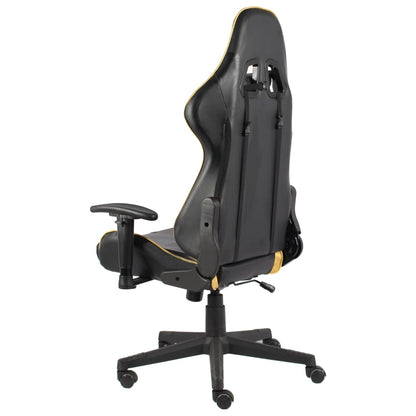 Gaming-Stuhl Drehbar Golden PVC