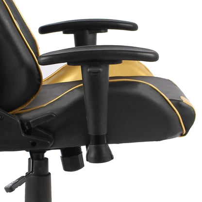 Gaming-Stuhl Drehbar Golden PVC