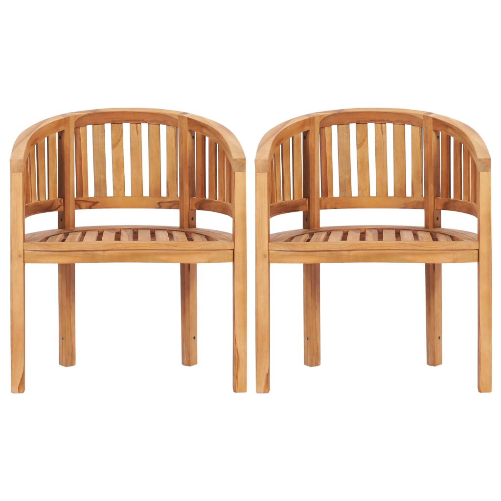 5-tlg. Garten-Lounge-Set Massivholz Teak