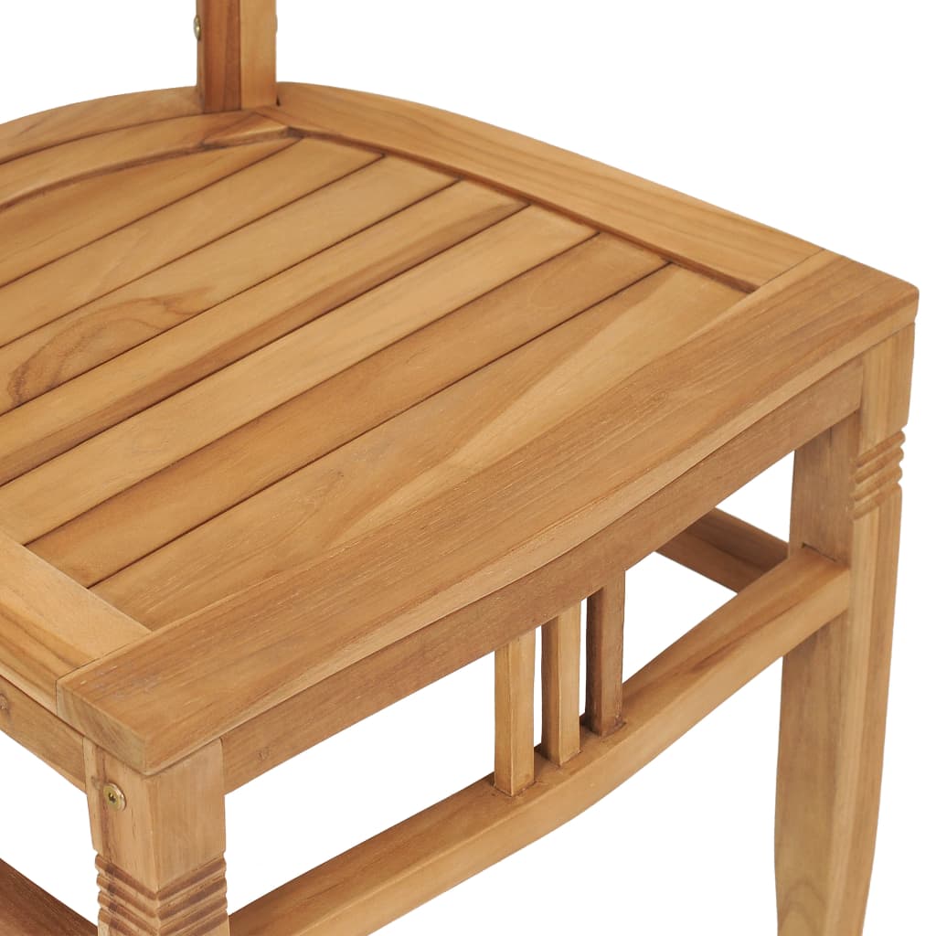 3-piece garden dining set solid teak