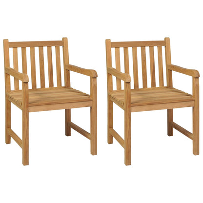 3-piece garden dining set solid teak