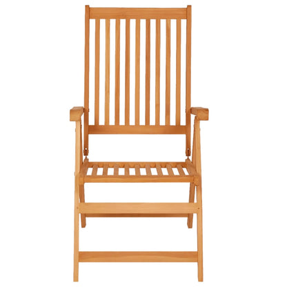 Garden chairs 2 pcs with taupe cushion solid teak wood