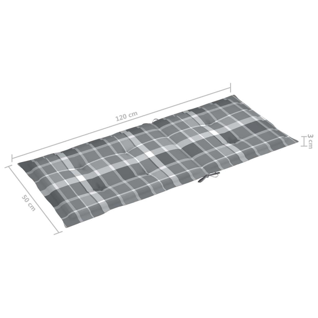 Klappbare Gartenstühle 6 Stk. mit Auflagen Massivholz Akazie