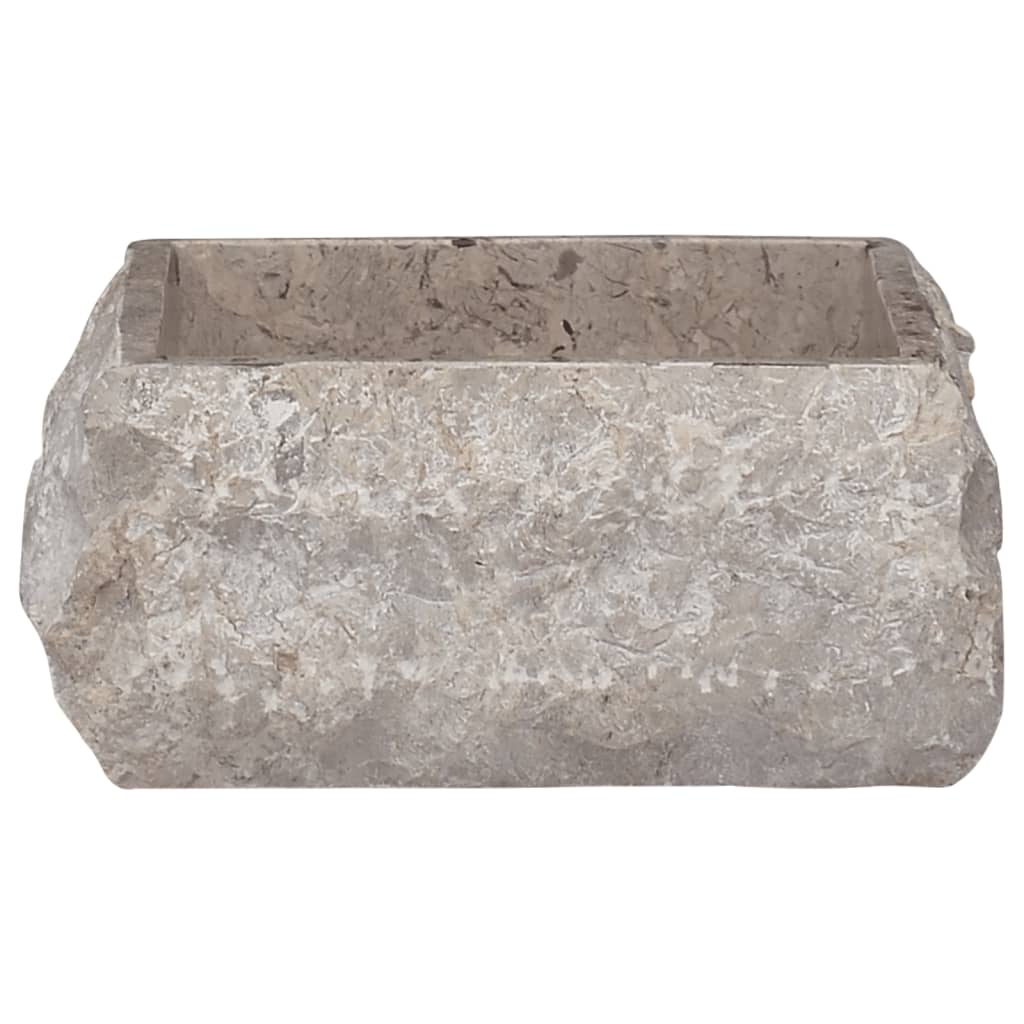 Umivaonik Sivi 30x30x13 cm Mramor