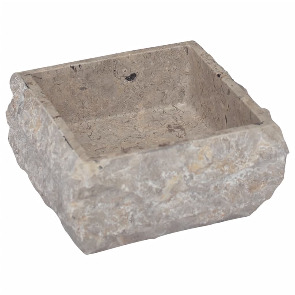 Umivaonik Sivi 30x30x13 cm Mramor