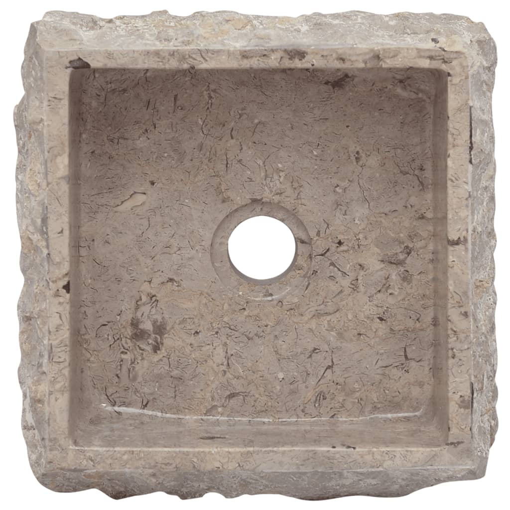 Umivaonik Sivi 30x30x13 cm Mramor