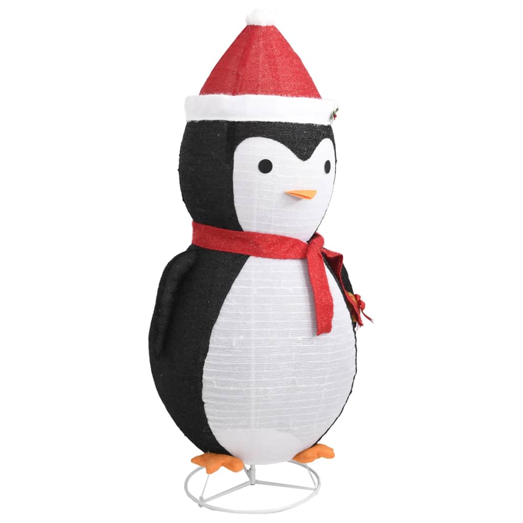 Weihnachtsdekoration Pinguin-Figur LED Luxus-Gewebe 180 cm