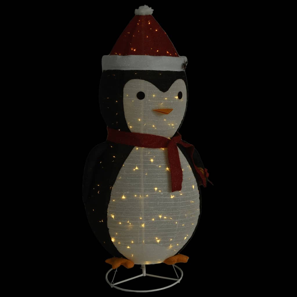 Weihnachtsdekoration Pinguin-Figur LED Luxus-Gewebe 180 cm