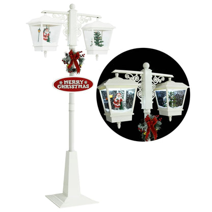 Weihnachts-Straßenlampe mit Weihnachtsmann 81x40x188 cm PVC