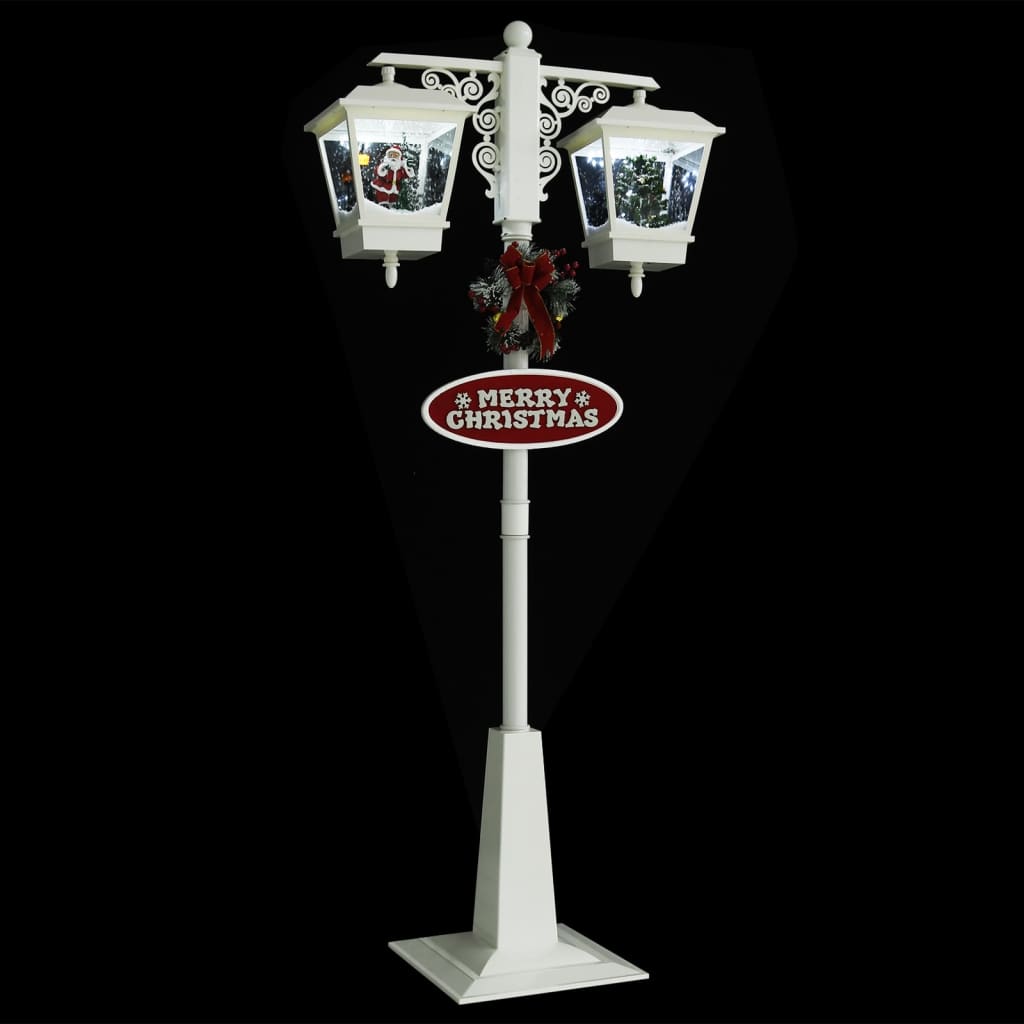 Weihnachts-Straßenlampe mit Weihnachtsmann 81x40x188 cm PVC