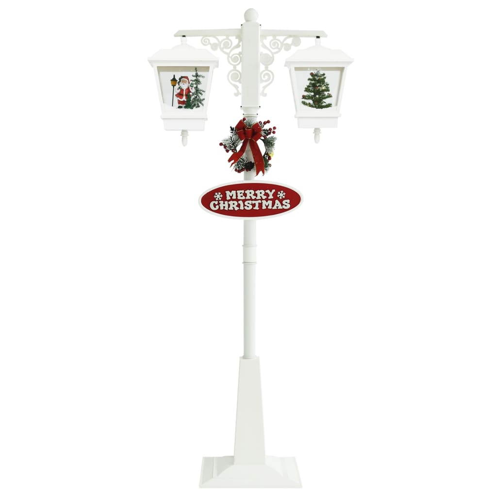 Weihnachts-Straßenlampe mit Weihnachtsmann 81x40x188 cm PVC