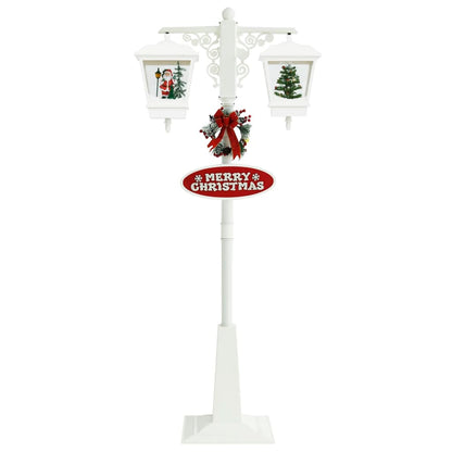 Weihnachts-Straßenlampe mit Weihnachtsmann 81x40x188 cm PVC