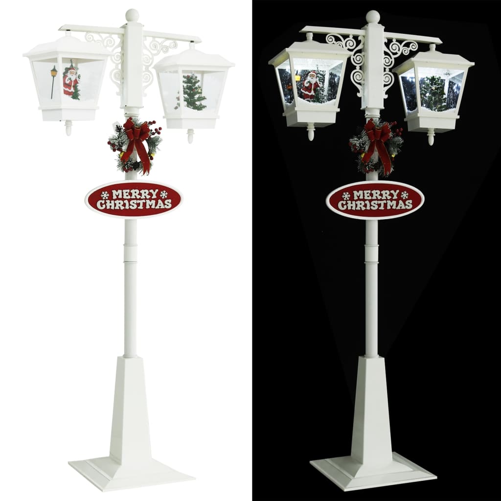 Weihnachts-Straßenlampe mit Weihnachtsmann 81x40x188 cm PVC