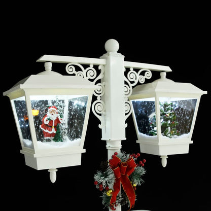 Weihnachts-Straßenlampe mit Weihnachtsmann 81x40x188 cm PVC