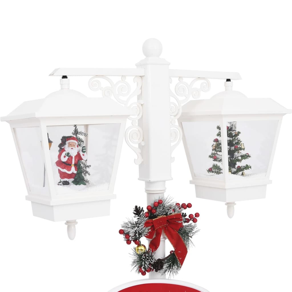 Weihnachts-Straßenlampe mit Weihnachtsmann 81x40x188 cm PVC